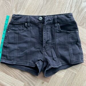 Pacsun denim high rise stretch short